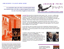 Tablet Screenshot of joachimprinz.com